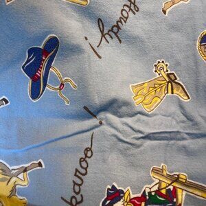 FLANNEL COWBOY SHEETS FULL SIZE LIKE NEW CONDITION